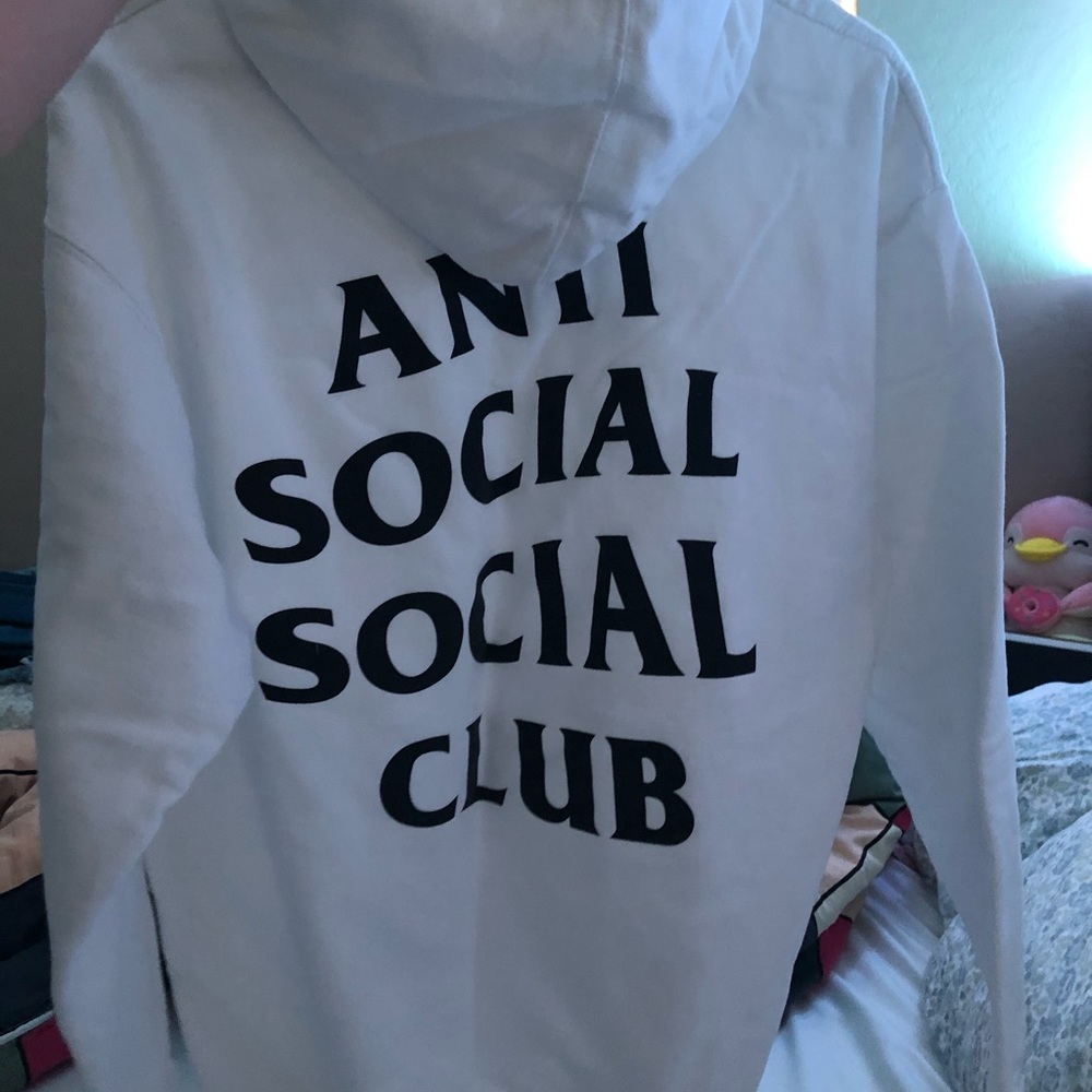 ASSC Anti Social Social Club White Hoodie